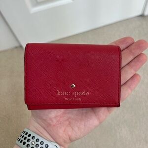 Kate Spade Red Card Holder